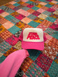 hot PINK trucker